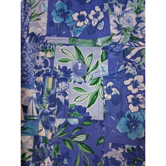 Drapers and Damons Women's Floral Light Jacket Petite‎ size XL - Picture 3 of 6